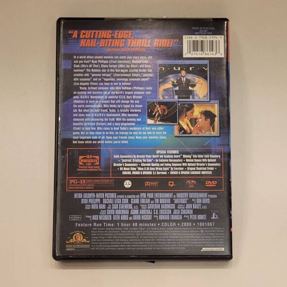 Antitrust Special Edition DVD Pre-owned (2001) - Picture 2 of 4